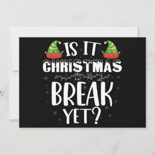 クリスマス休暇はまだ休日おもしろいの先生 招待状
