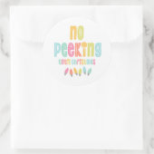 クリスマス休暇までピークなし ラウンドシール (バッグ)