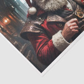 クリスマス休暇を取るパブのサンタクロース 薄葉紙 (詳細)