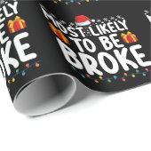 クリスマス休暇を過ぎたかもおもしろいしれない ラッピングペーパー (ロールコーナー)