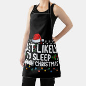 クリスマス休暇を過ごして眠る可能性が最も高い エプロン (インサイチュ)