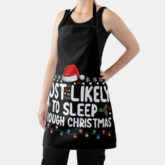クリスマス休暇を過ごして眠る可能性が最も高い エプロン (インサイチュ)