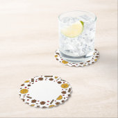 クリスマス休暇グルウェインスパイスドードル ペーパーコースター (インサイチュ)