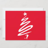 クリスマス休暇スクリプトファミリーフォトコラージュ シーズンカード (裏面)