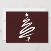 クリスマス休暇スクリプトファミリーフォトコラージュ シーズンカード (裏面)