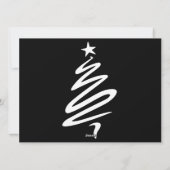 クリスマス休暇スクリプトファミリーフォトコラージュ シーズンカード (裏面)