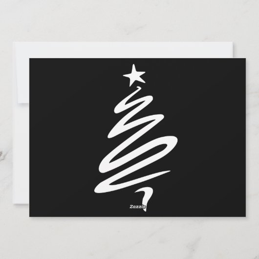 クリスマス休暇スクリプトファミリーフォトコラージュ シーズンカード (裏面)