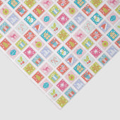 クリスマス休暇切手パターン 薄葉紙 (詳細)