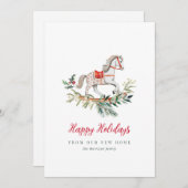 クリスマス休暇引越し案内カード シーズンカード (正面/裏面)