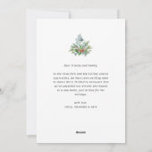 クリスマス休暇引越し案内カード シーズンカード (裏面)