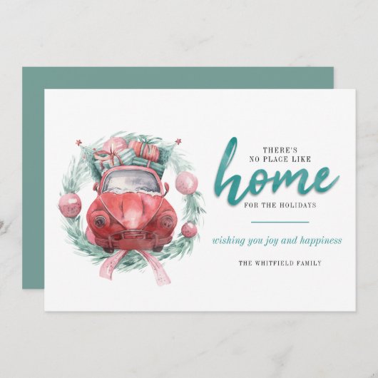 クリスマス休暇引越し案内 (正面/裏面)