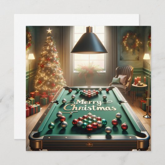 クリスマス休暇応援 シーズンカード (正面/裏面)