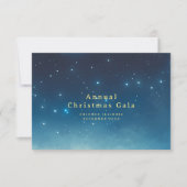 クリスマス休暇応答RSVPカード 出欠カード (正面)