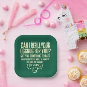 クリスマス休暇私はあなたのために卵を補充することができる ペーパープレート (パーティー)