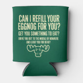 クリスマス休暇私はあなたのために卵を補充することができる 缶クーラー (正面)