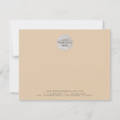 クリスマス休暇|お客様に感謝 サンキューカード (裏面)