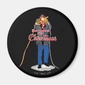 クリスマス休暇 |このクリスマスを再接続 マグネット (正面)