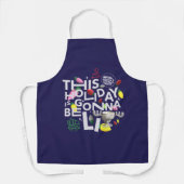 クリスマス休暇 |この休日はライトアップされる エプロン (正面)