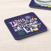 クリスマス休暇 |この休日はライトアップされる コースター (左側)