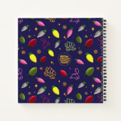 クリスマス休暇 |この休日はライトアップされる ノートブック (裏面)