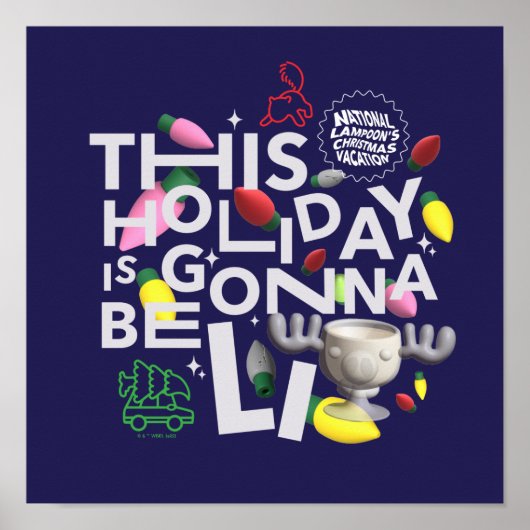 クリスマス休暇 |この休日はライトアップされる ポスター (正面)