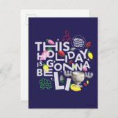 クリスマス休暇 |この休日はライトアップされる ポストカード (正面/裏面)