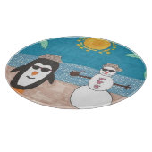 クリスマス休暇 カッティングボード (角)