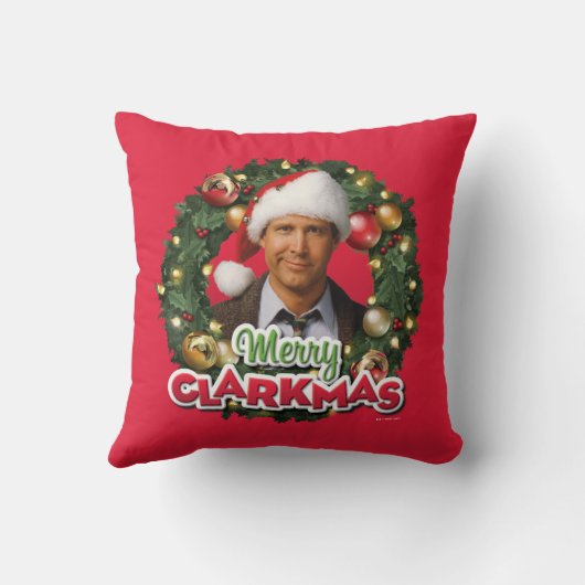 クリスマス休暇 |クラークマメリース クッション (裏面)