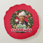 クリスマス休暇 |クラークマメリース ラウンドクッション (裏面)