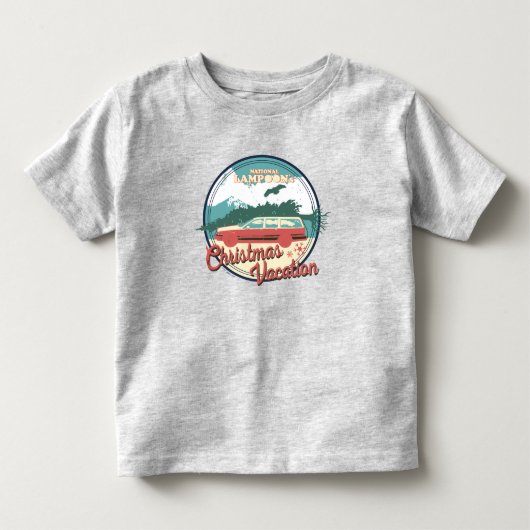 クリスマス休暇 |クラークメリーマス トドラーTシャツ (正面)