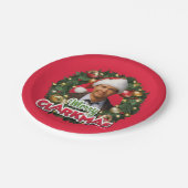 クリスマス休暇 |クラークメリーマス ペーパープレート (アングル)