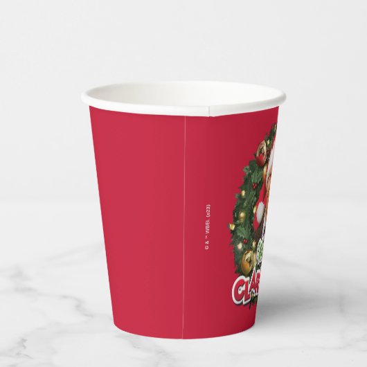 クリスマス休暇 |クラークメリーマス 紙コップ (右)