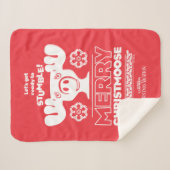 クリスマス休暇 |クリスメリートムース シェルパブランケット (正面(横))