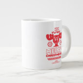 クリスマス休暇 |クリスモメリーーズ ジャンボコーヒーマグカップ (正面右)