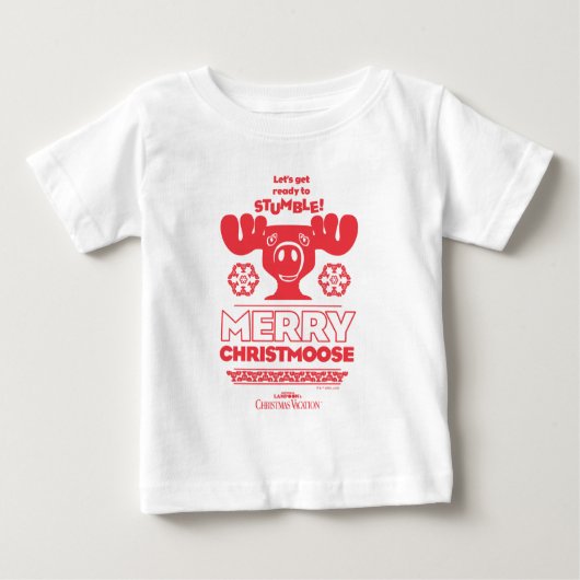 クリスマス休暇 |クリスモメリーーズ ベビーTシャツ (正面)