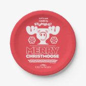 クリスマス休暇 |クリスモメリーーズ ペーパープレート (正面)