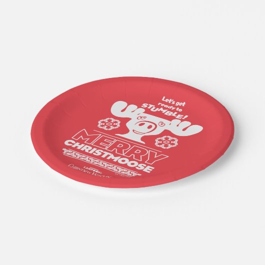 クリスマス休暇 |クリスモメリーーズ ペーパープレート (アングル)