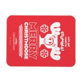 クリスマス休暇 |クリスモメリーーズ マグネット (横)