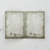 クリスマス休暇 – グリーティングカード シーズンカード (内部)