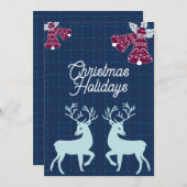 クリスマス休暇 シーズンカード (正面/裏面)