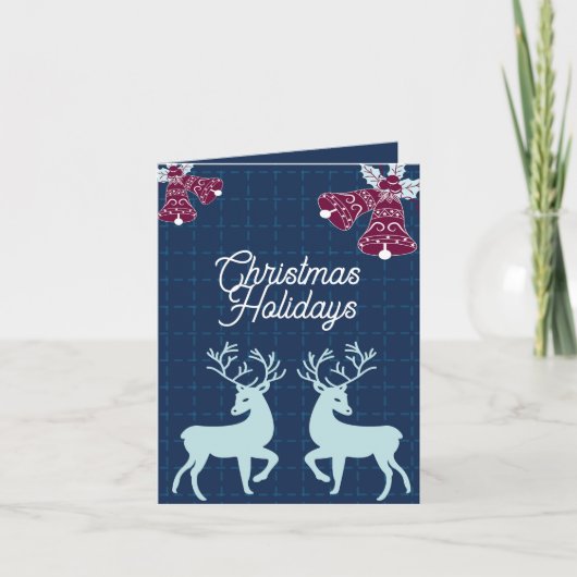 クリスマス休暇 シーズンカード (正面)