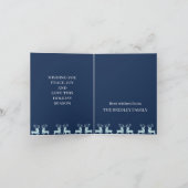 クリスマス休暇 シーズンカード (内部)