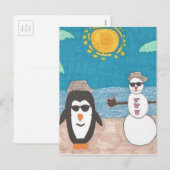 クリスマス休暇 シーズンポストカード (正面/裏面)