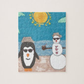 クリスマス休暇 ジグソーパズル (縦)