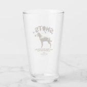 クリスマス休暇 |スノット タンブラーグラス (裏面)