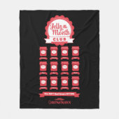 クリスマス休暇 |ゼリー・オブ・ザ・モンタースクラブ フリースブランケット (正面)