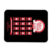 クリスマス休暇 |ゼリー・オブ・ザ・モンタースクラブ マグネット (横)