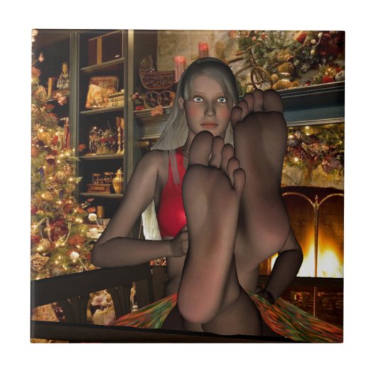 クリスマス休暇 タイル (正面)