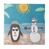 クリスマス休暇 タイル (正面)