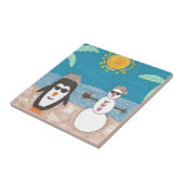 クリスマス休暇 タイル (側面)